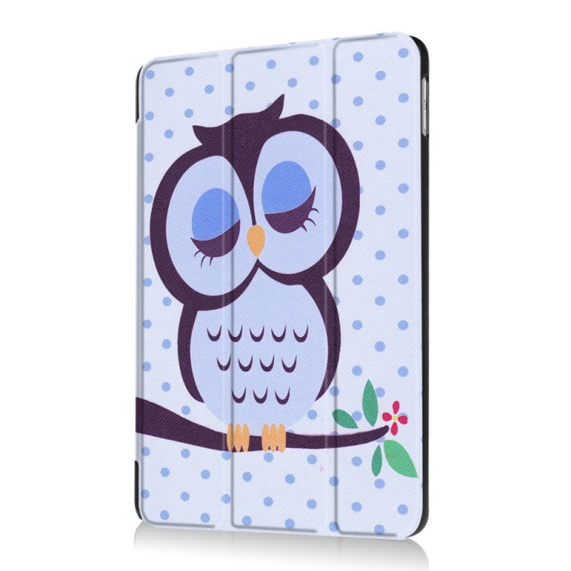 Til iPad 9.7 (2018)/9.7 (2017) Trifoldet stativetui - Napping Owl