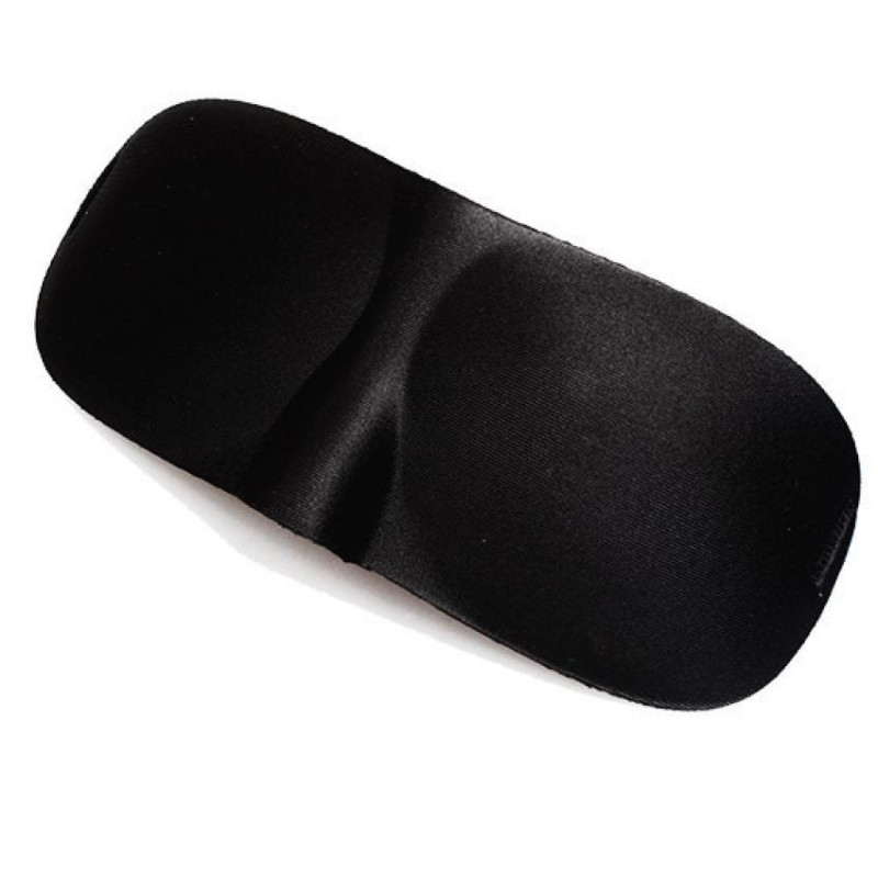 Sovemaske 3D skum luksus behagelig svart