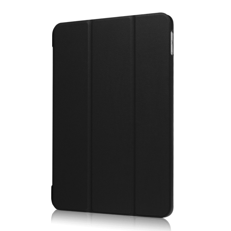 For iPad 9.7 - inch (2017) Tri - fold Stand Tablet Case Cover - Black