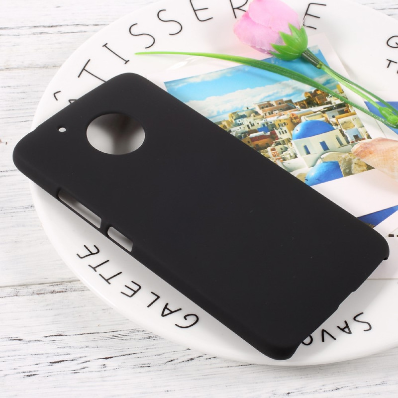 Lenovo Moto G5 Skal Plastsuojakuori Rubberized - Musta