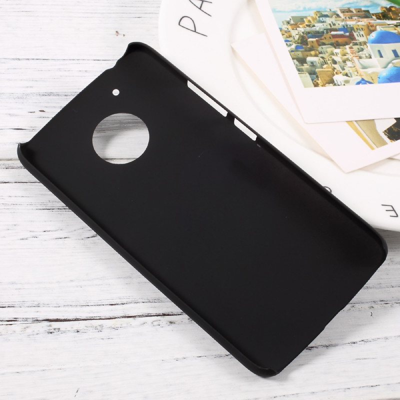 Lenovo Moto G5 Deksel Plastdeksel Gummiert - Svart