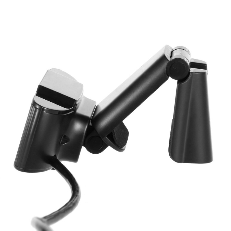 12MP pixels HD 360 Webcam USB PC Bærbar Kamera Sort