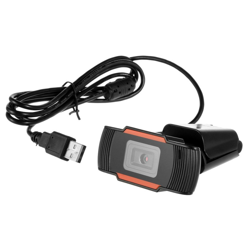 12MP pixels HD 360 Webcam USB PC Laptop Camera Black