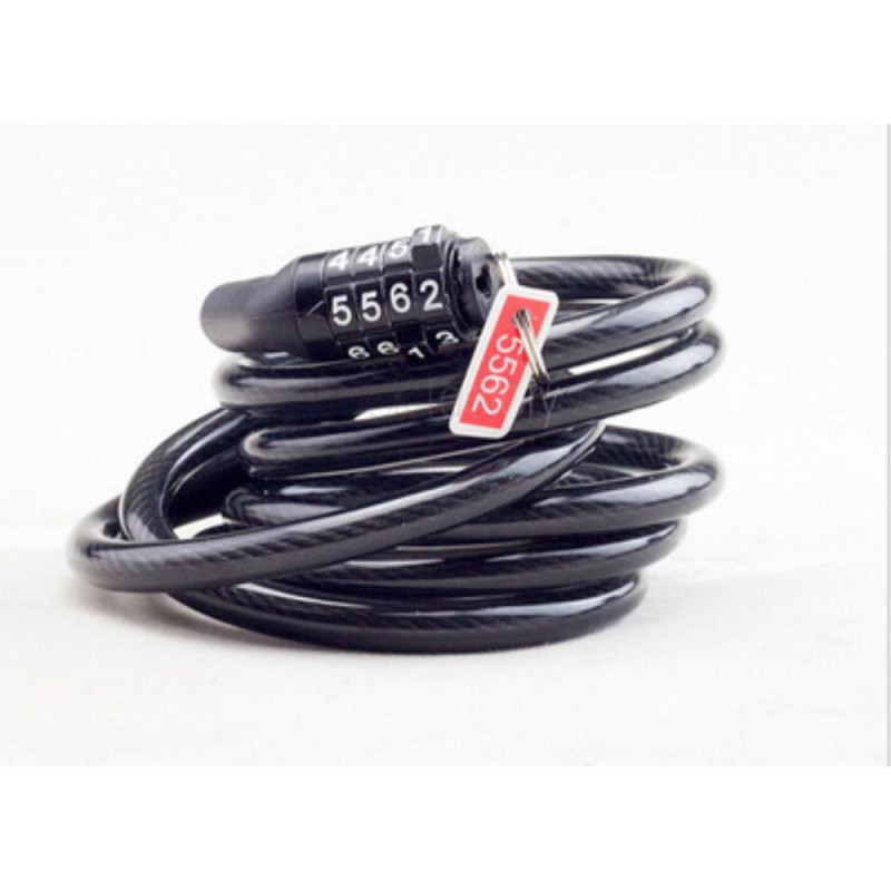 Bicycle Bike Steel Cable Password Lock