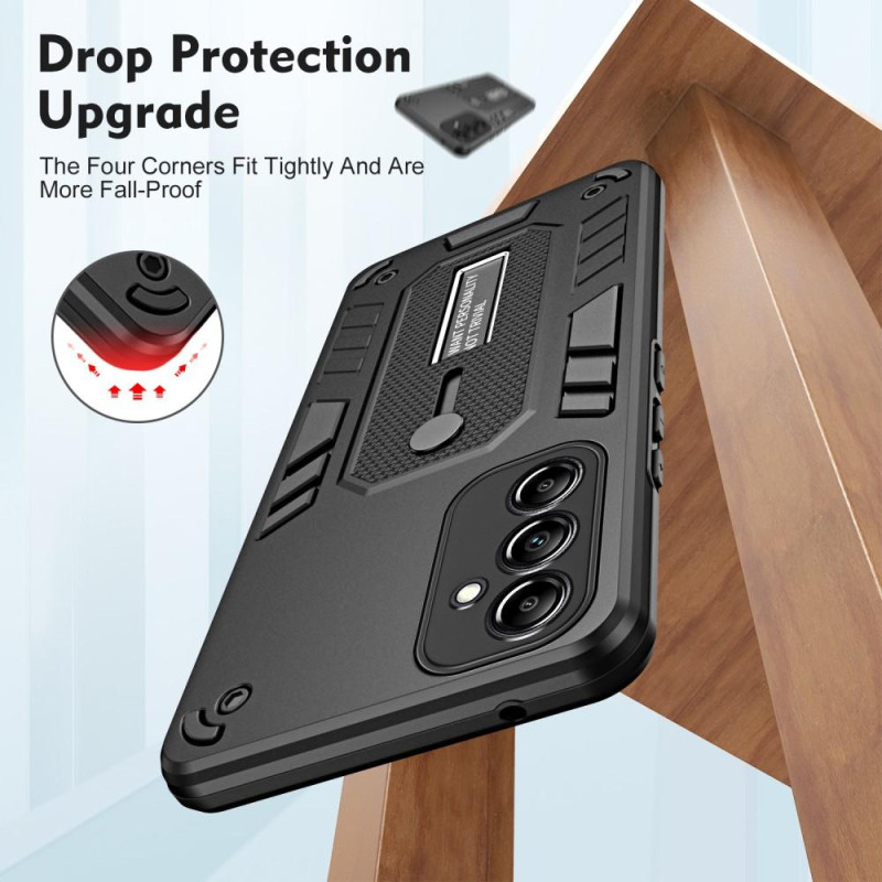 Samsung Galaxy A54 5G Kickstand Hybridikotelo Kaksikerroksiselle Suojauslaitteelle
