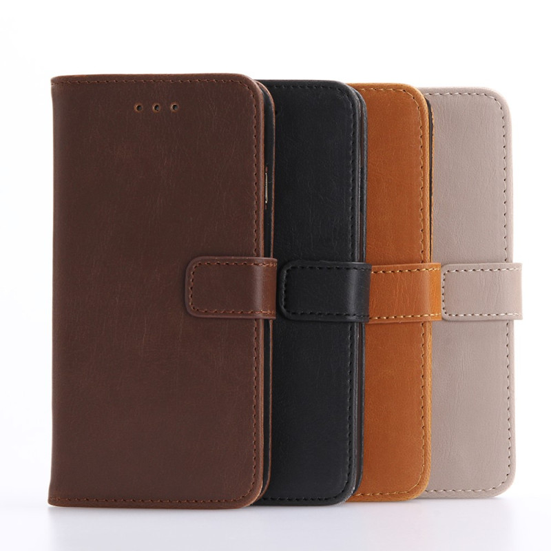 Iphone 8/7/SE (2020) Retro Lommebok - deksel/deksel - Beige