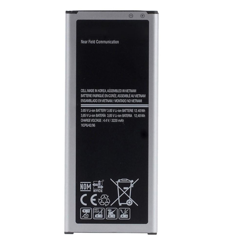 Batteri til Samsung Galaxy Note 4 3.85V 3220mAh genopladeligt Li - ion