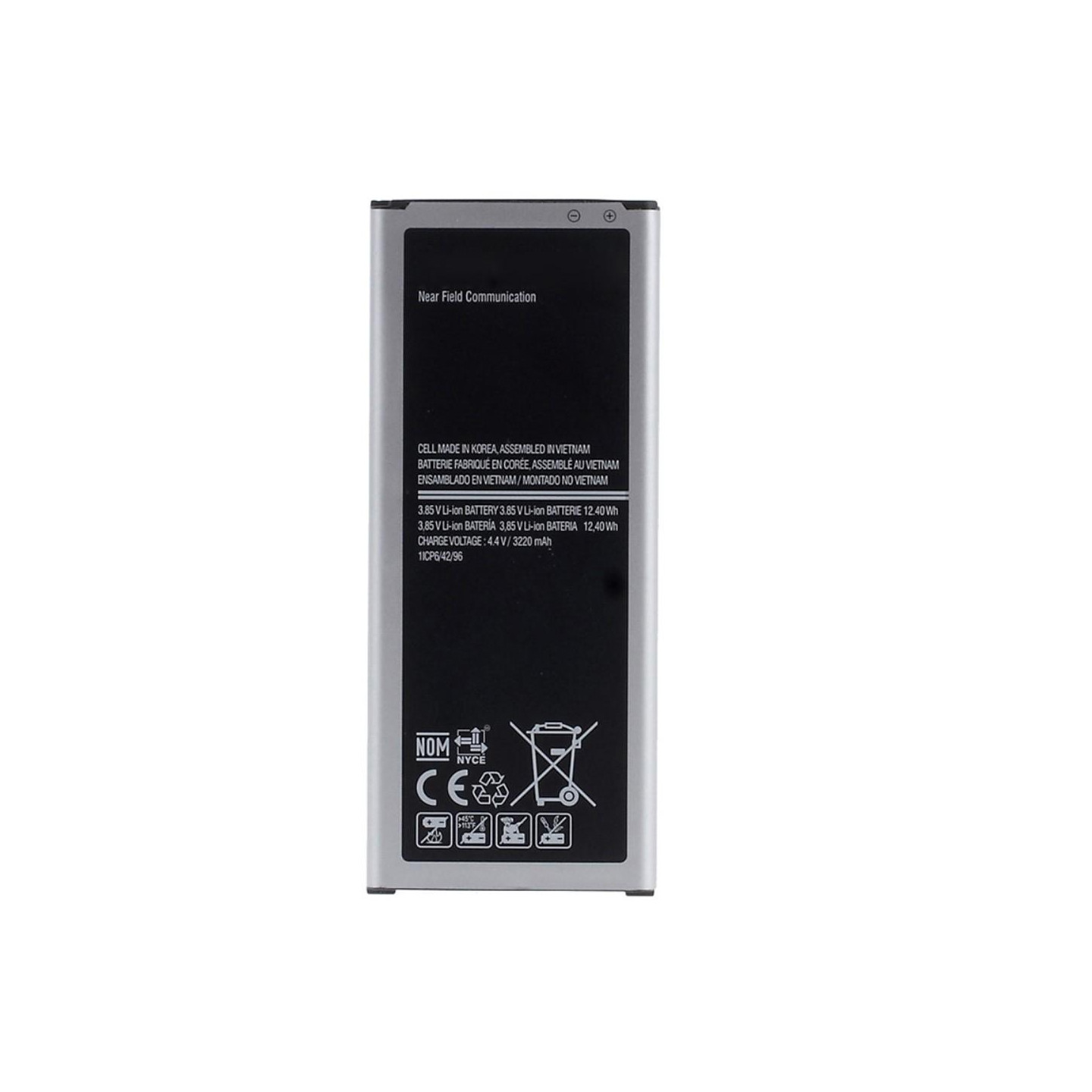 Akku Samsung Galaxy Note 4 3.85V 3220mAh Ladattava Li - ion