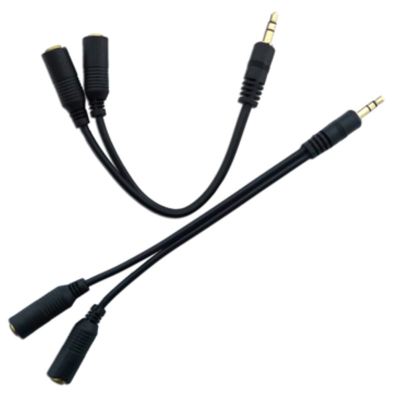 3.5mm hane - 2 honor Audio Splitter Kabel längd : 18,5 cm