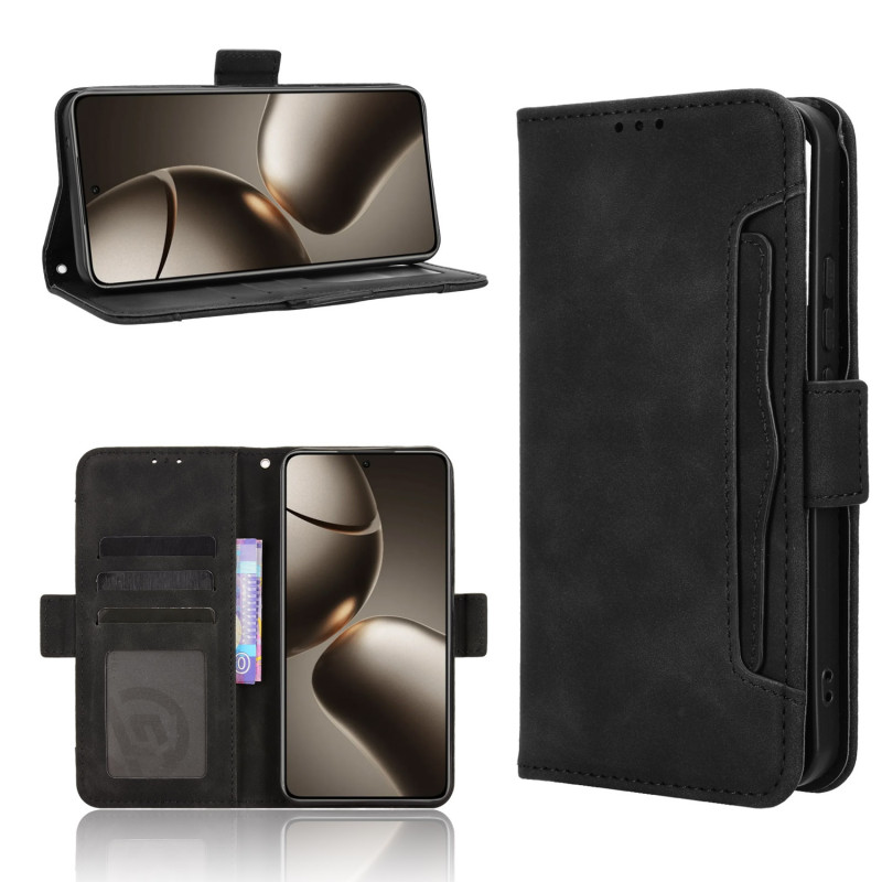 Case for Xiaomi 15T Wallet with Multiple Card Slots - Black