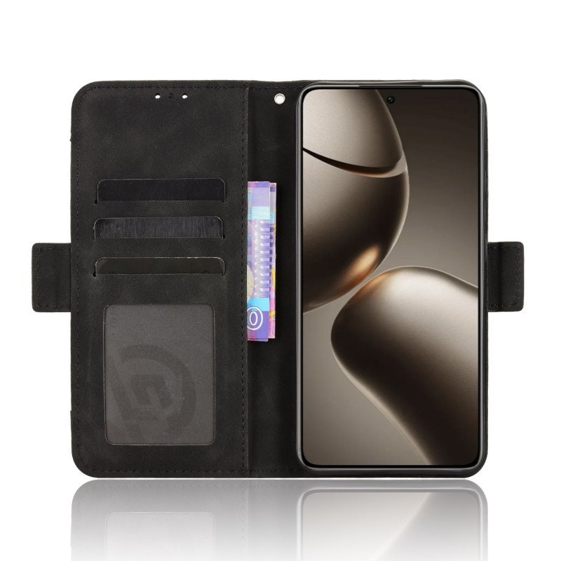 Etui til Xiaomi 15T Pung med Flere Kortlommer - Sort