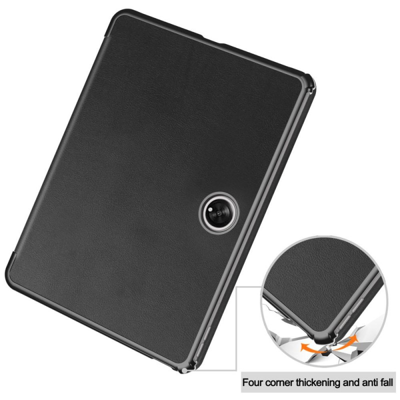 For OnePlus Pad Tri - fold Stand Wake / Sleep Cover Tablet Case - Black