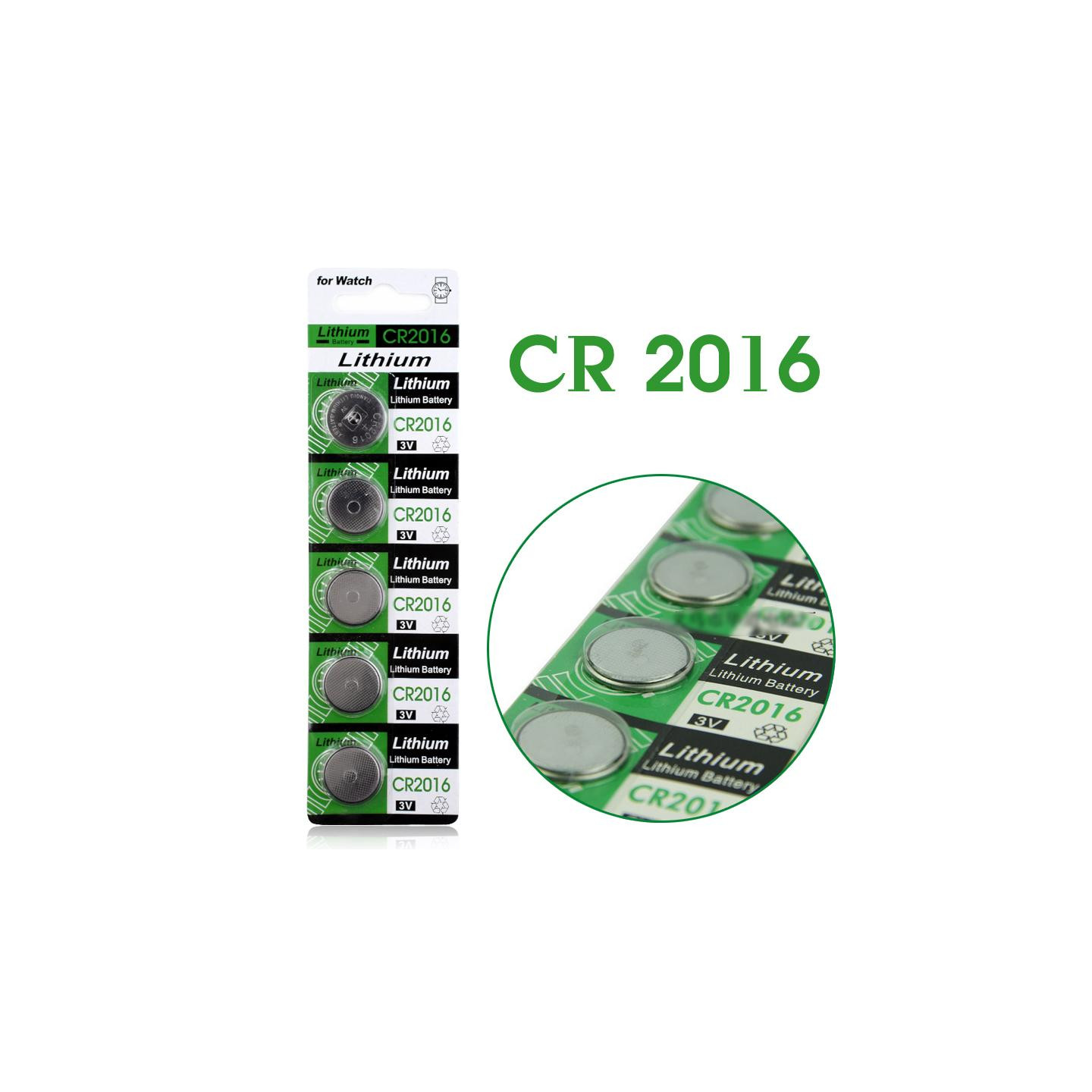 Celler - knapbatteri DL2016 KCR2016 CR2016 LM2016 BR2016 - 5 stk