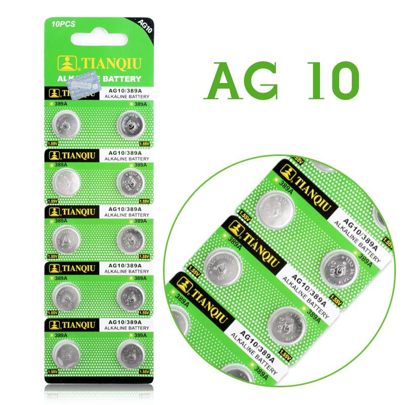 Button Coin Cells Battery SR54 / V389 / AG10