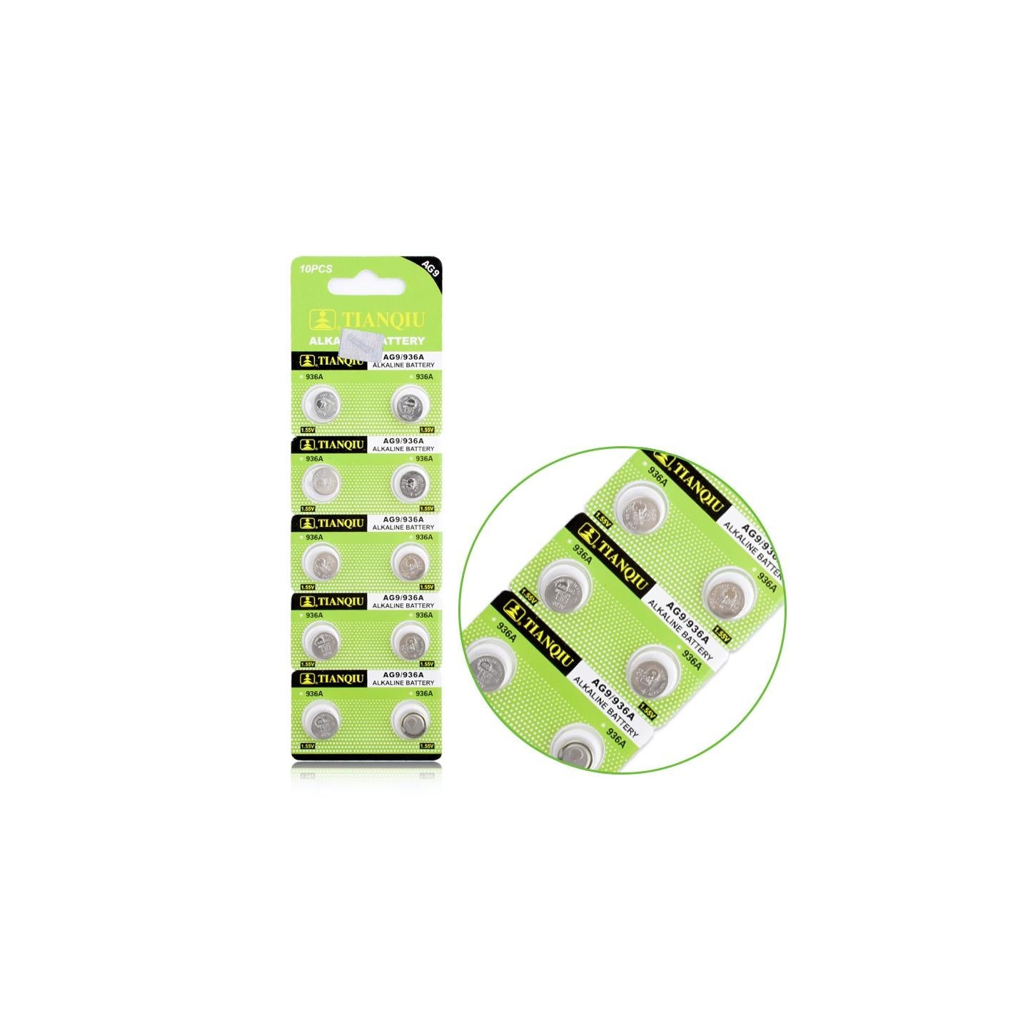 Button Coin Cells Battery SR45 / V394 / AG9