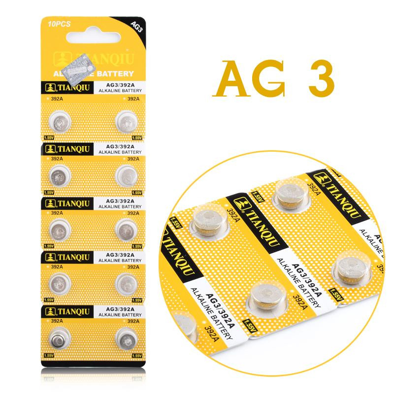 Button Coin Cells Battery SR41 / V392 / AG 3