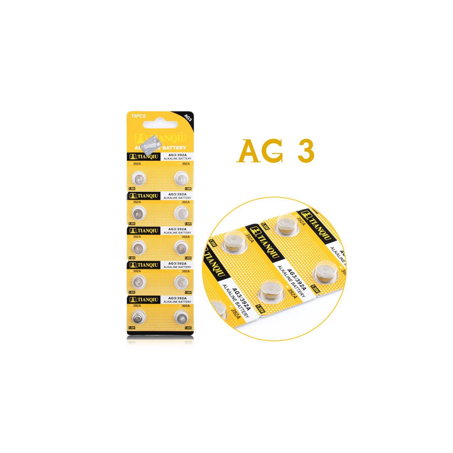 Alkalisk knappcellebatteri SR41/V392/AG 3 stor pakke