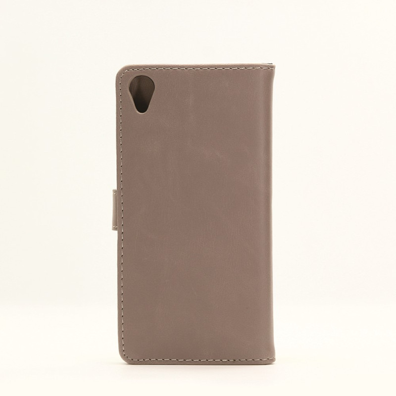 Sony Xperia X Retro Lommebok - deksel Beige