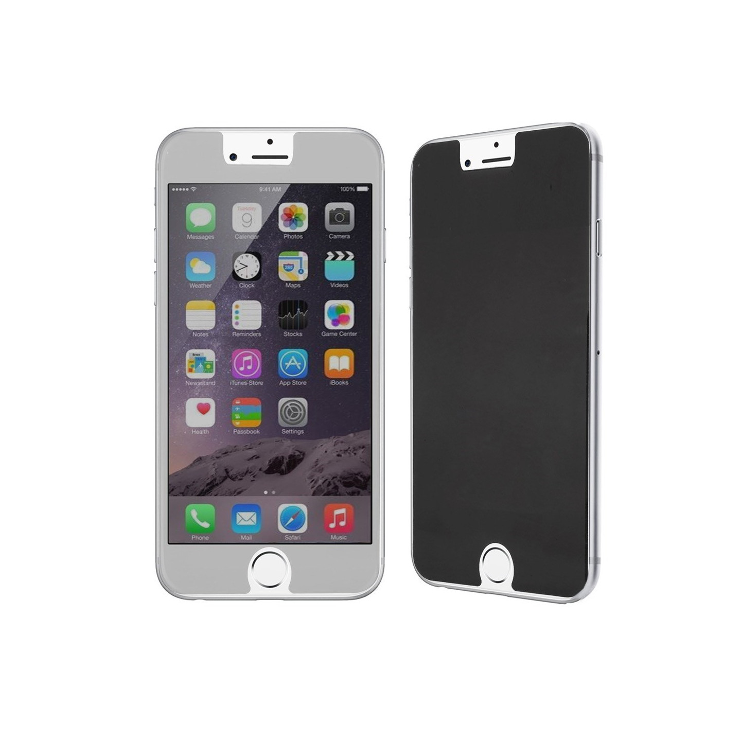 Privacy Herdet Glass til Iphone 6/6s