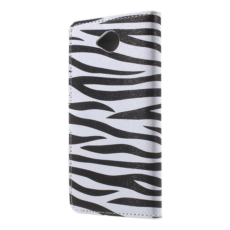 Microsoft Lumia 650 Lommebok - cover - Zebra