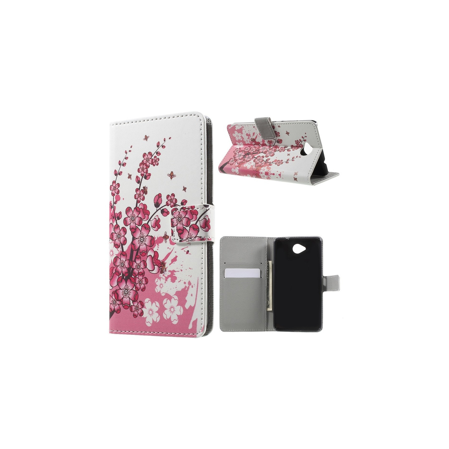 Microsoft Lumia 650 Lommebok - deksel Plum Blossom