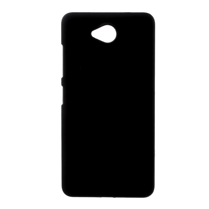 Microsoft Lumia 650 Rubberized Hård Plast Skal - Musta