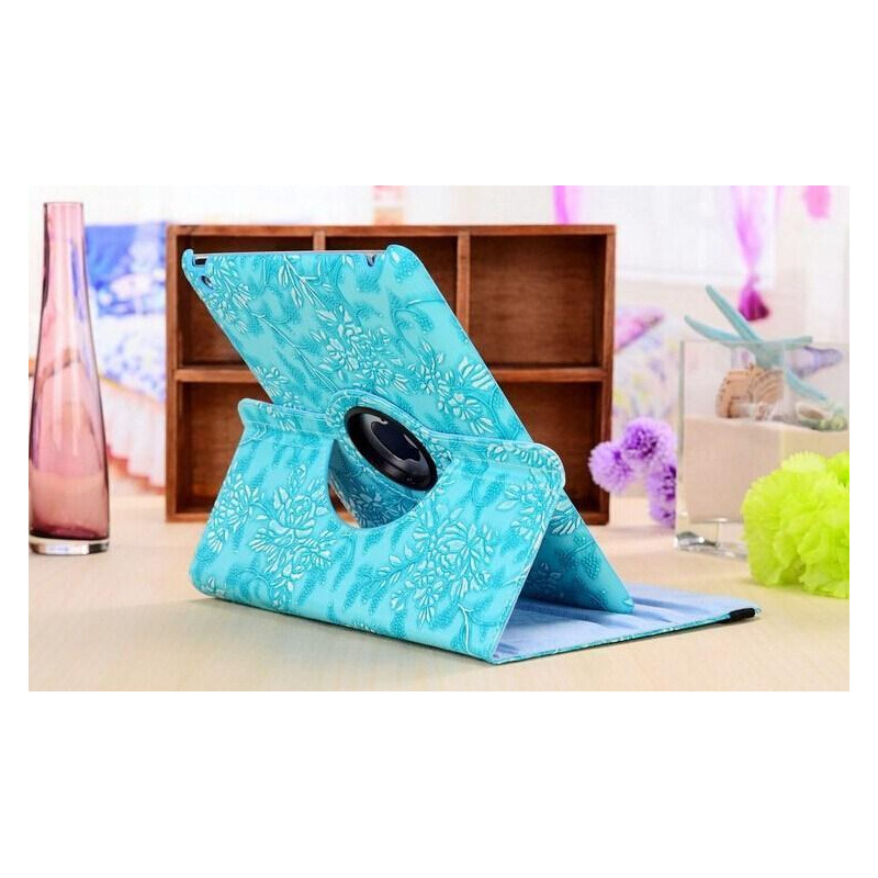 Fodral - iPad Mini 1/2/3 360 rotation Blommor