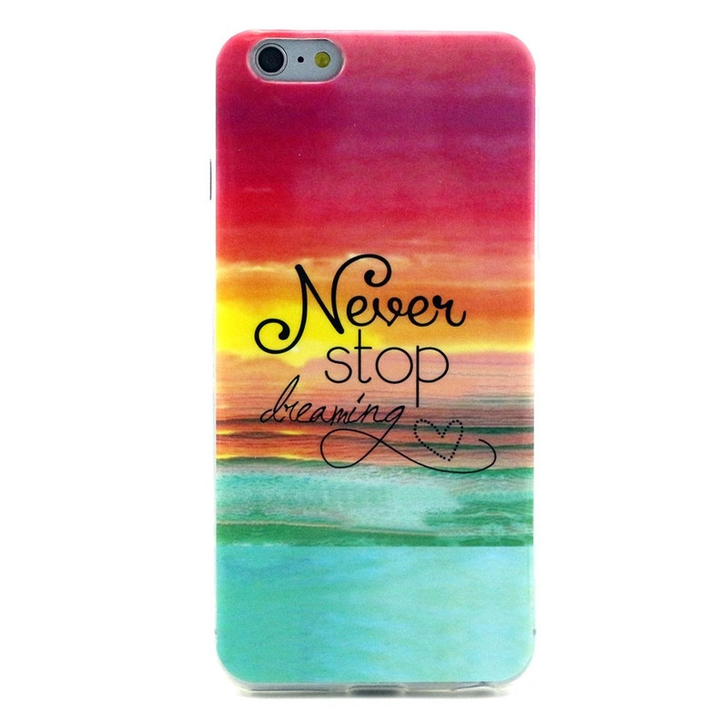 Iphone 6/6S 4.7" TPU Skal Never Stop Dreaming