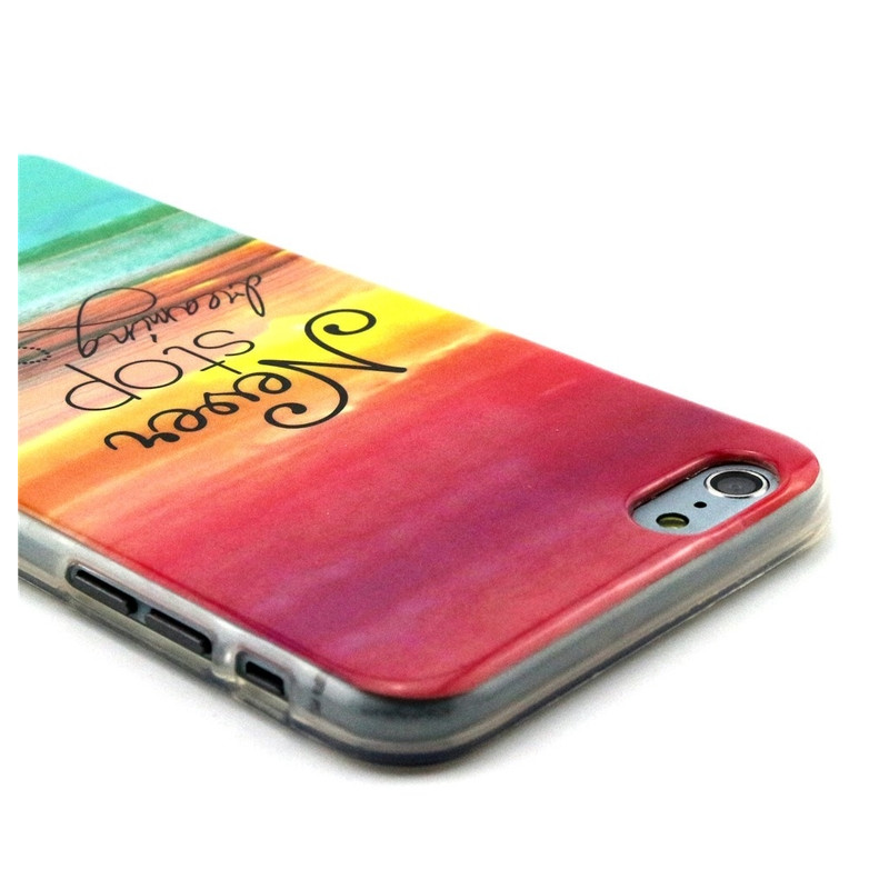 Iphone 6/6S 4.7" TPU - deksel Slutter aldri å drømme