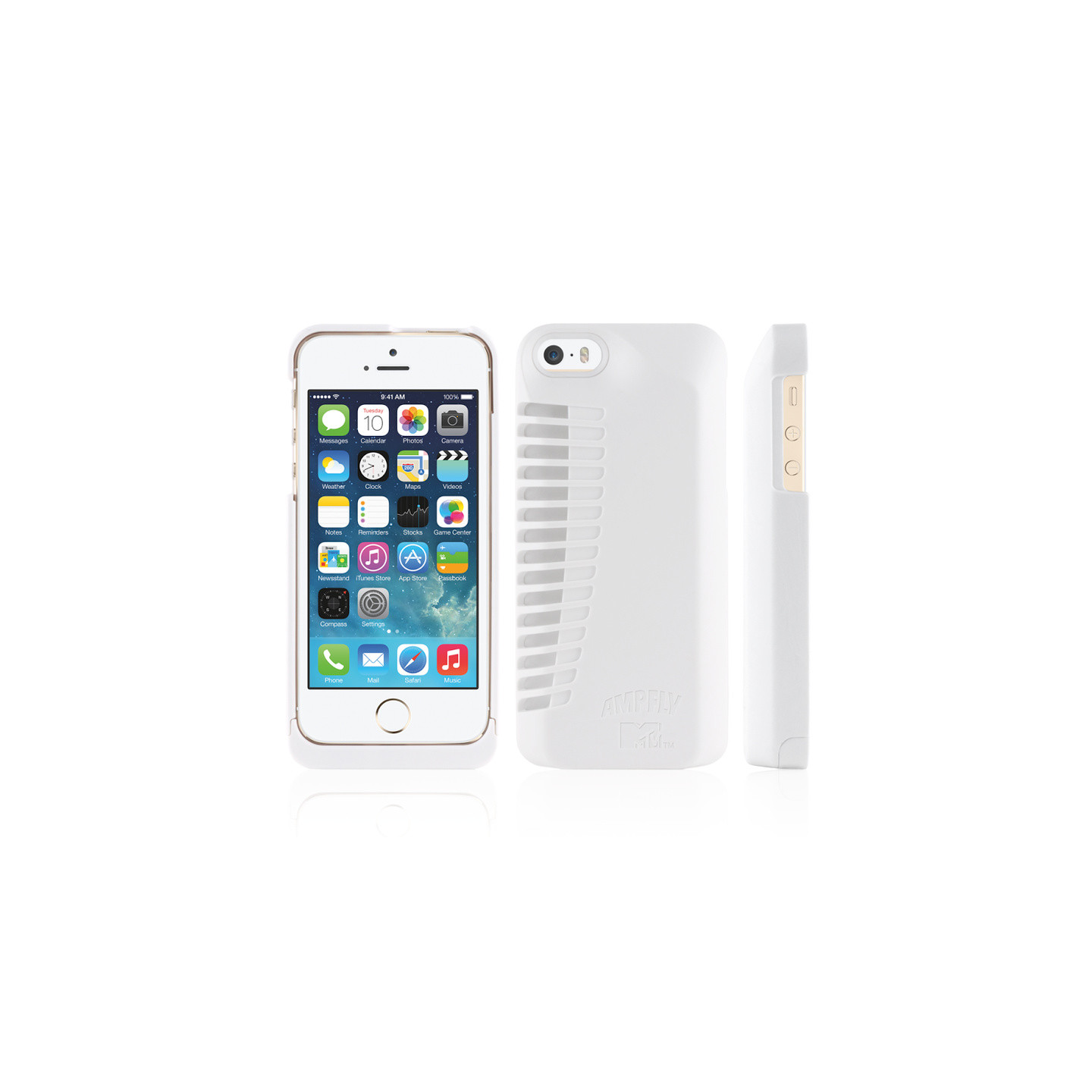 AmpFly MusikFodral MTV Iphone 6/6S - White