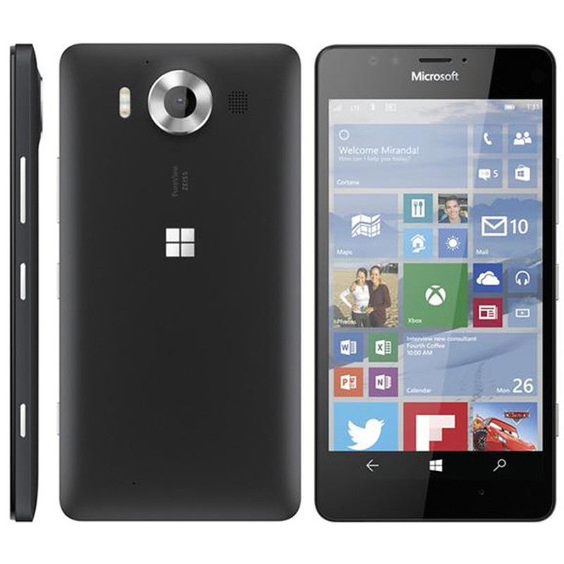 Microsoft Lumia 950 Screen Protector x2 with putsduk