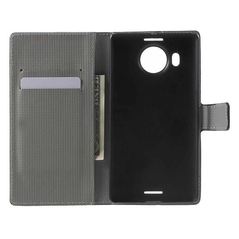 Microsoft Lumia 950 XL Lommebok - cover Sommerfugler