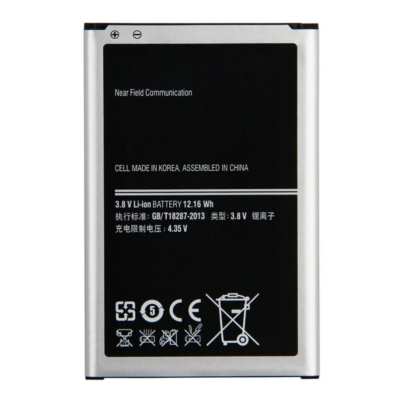 Samsung Galaxy Note 3 N9005 Batteri EB - B800BEBECWW 3,8V 3200mAh