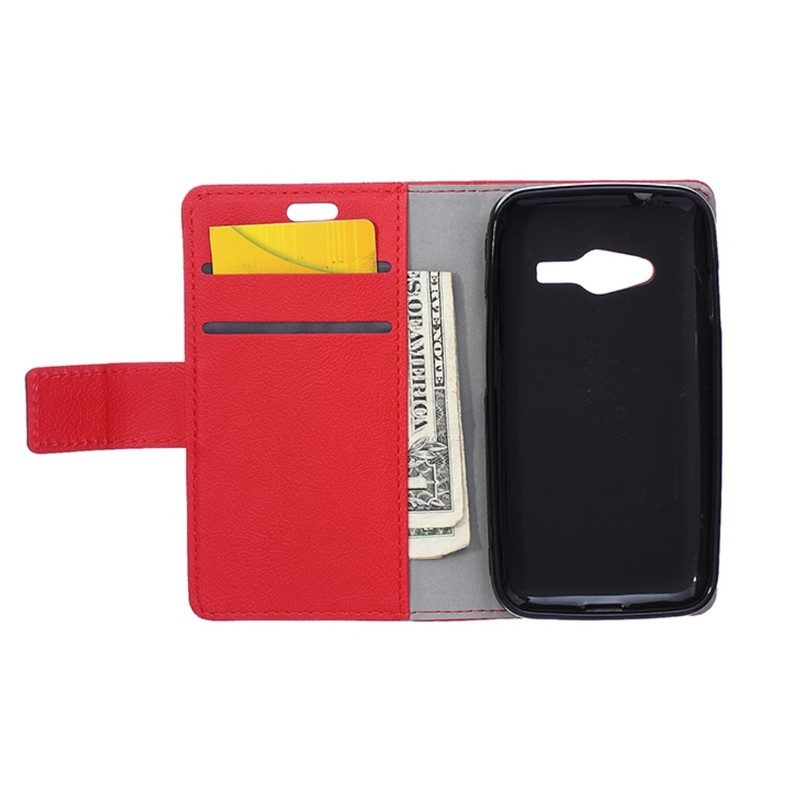 Samsung Galaxy Trend 2 LITE Wallet Case RÖD