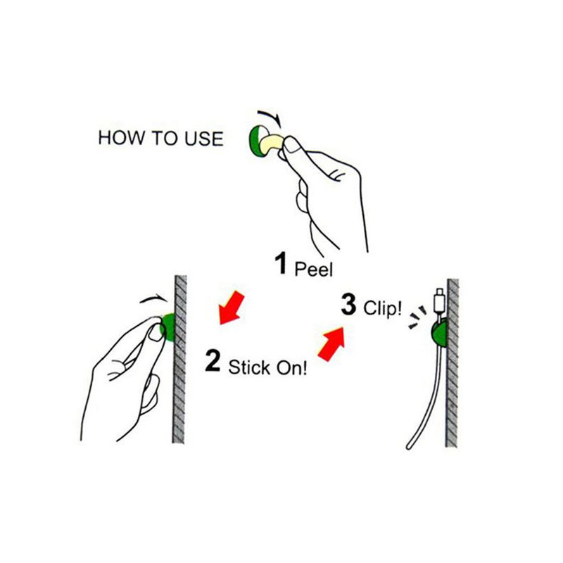 Kabelpidike för alla sorters kablar