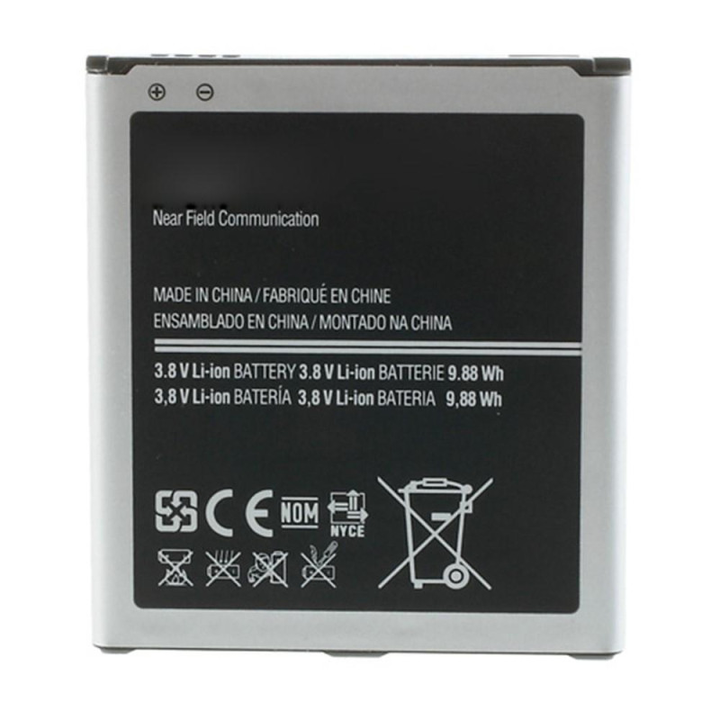 Samsung Galaxy S4 I9500 I9505 2600mAh 3,8 V litiumioniakku B600BE