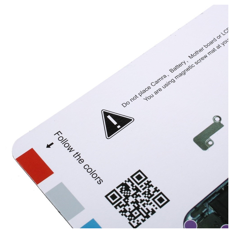 Magnetisk skruvmatta för iPhone 5