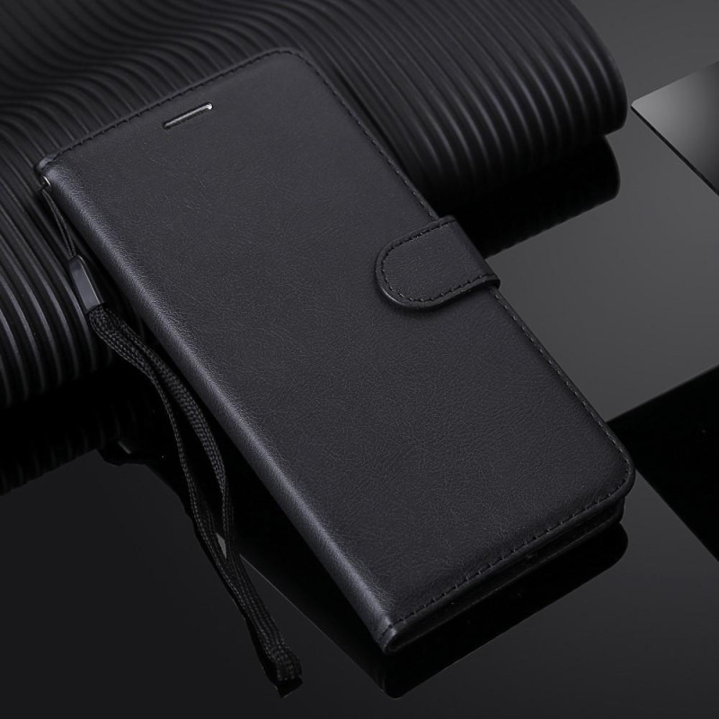 Wallet Leather Stand Case for iPhone SE/5s/5 - Black