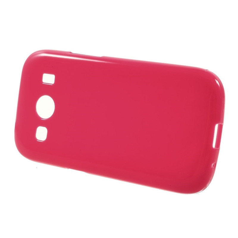 Samsung Galaxy Ace 4 Glanset TPU - deksel HotPink