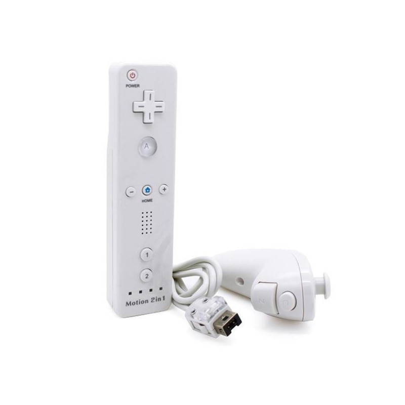 Compatible with Wii Controller Set Motion Plus Bulk Black