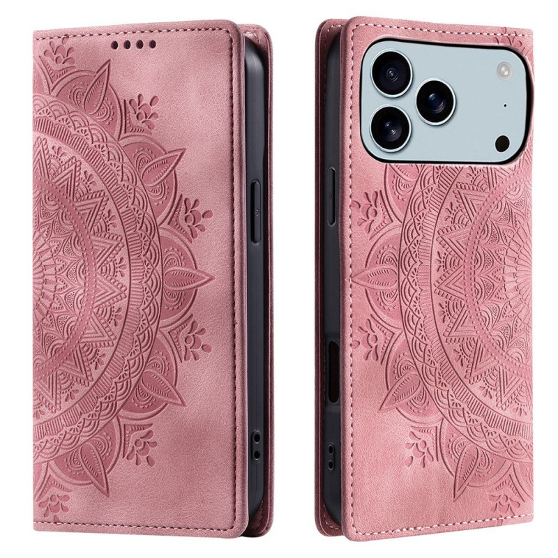 Case for iPhone 17 Pro Max with Magnetic Closure Pattern Imprinted