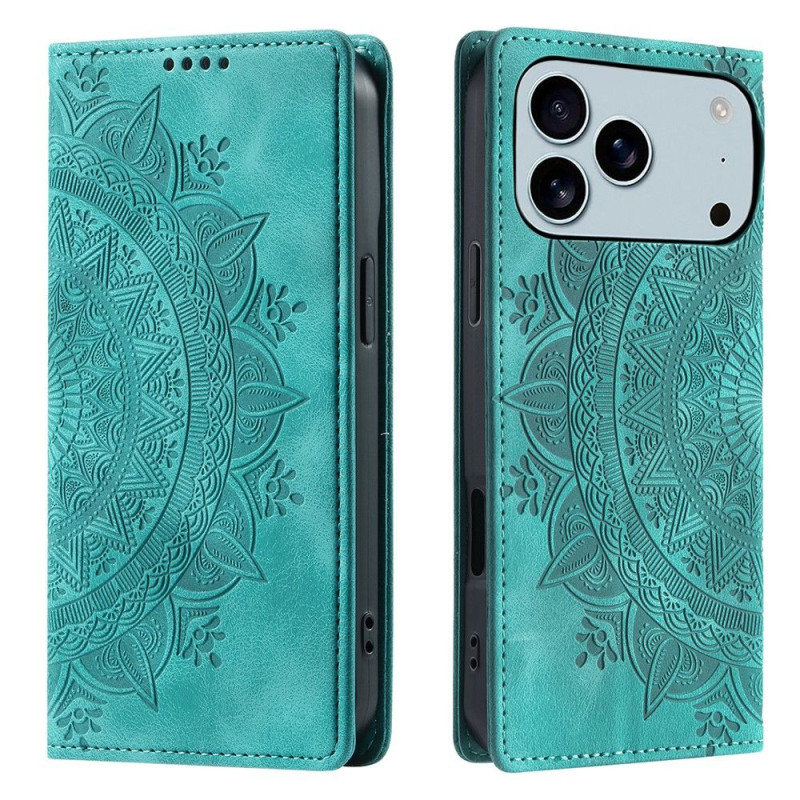 Case for iPhone 17 Pro Max with Magnetic Closure Pattern Imprinted