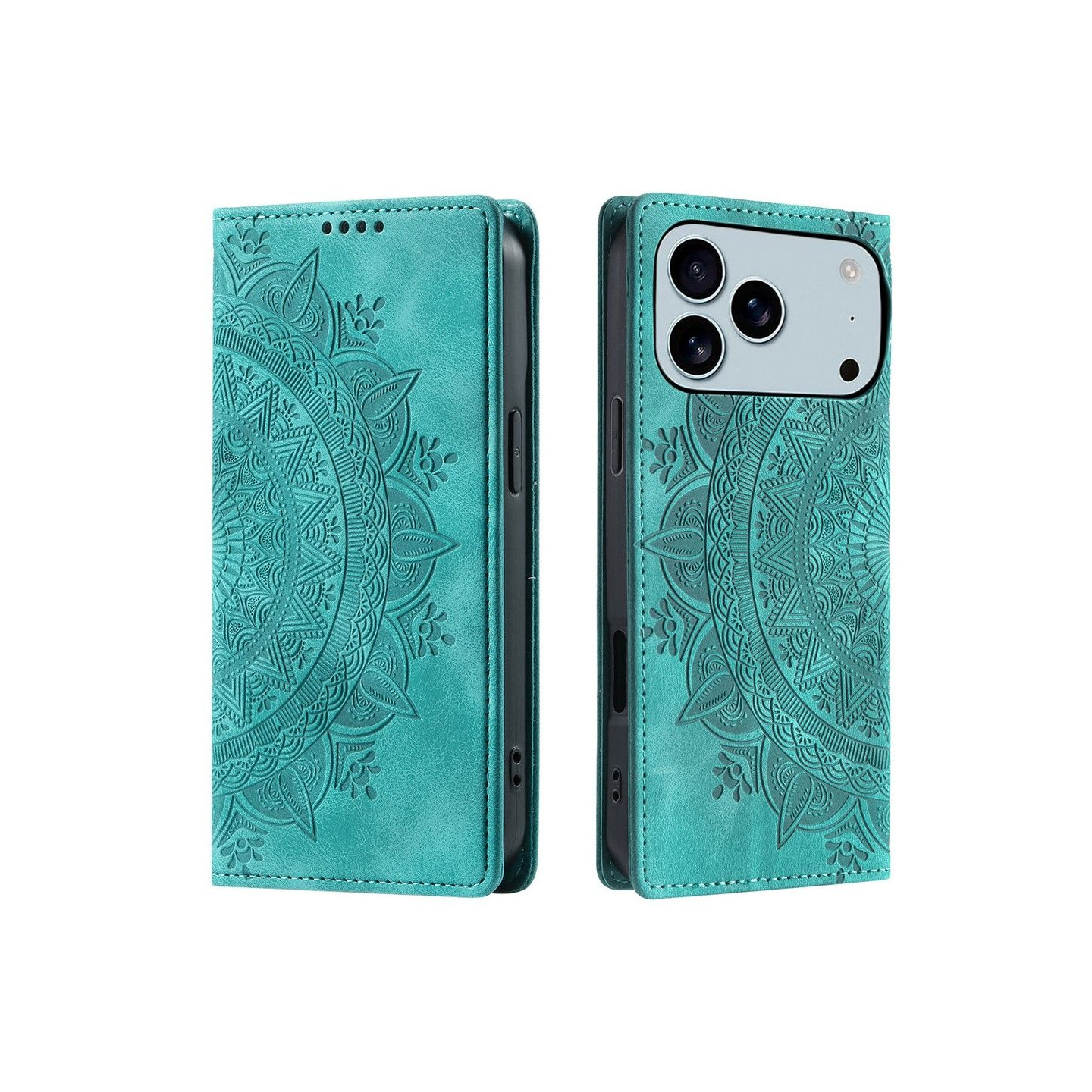 Deksel for iPhone 17 Pro Max med Magnetisk Lukking Mønsterpreget