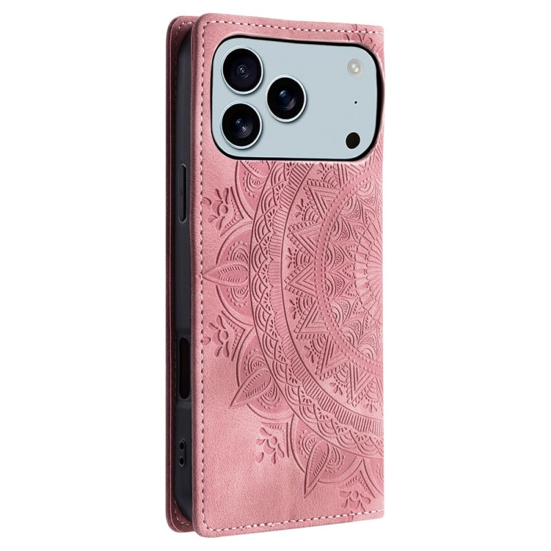 Case for iPhone 17 Pro Max with Magnetic Closure Pattern Imprinted