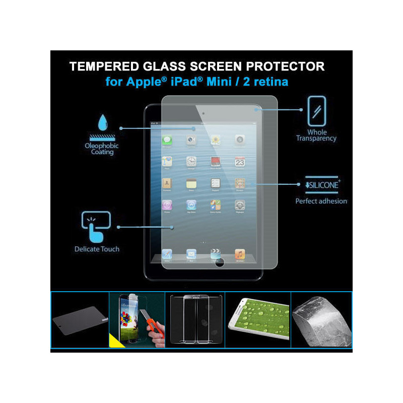 For iPad Mini 1/2/3 Härdat glas 0,33mm 9H