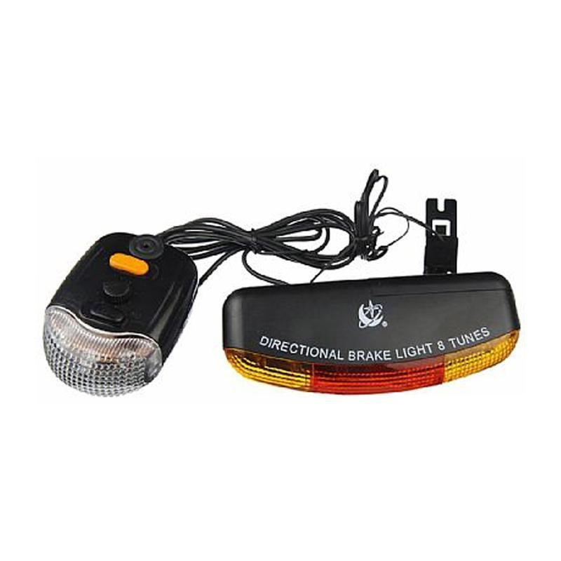 Cykellampa with blinkers, tuta and bromsljus