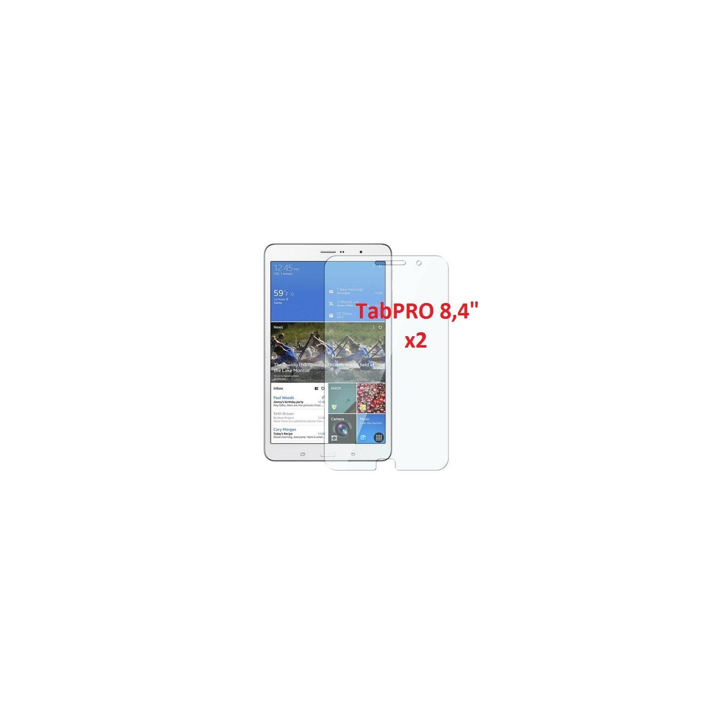 Screen Protector for Galaxy TabPRO 8,4" 2 - pack