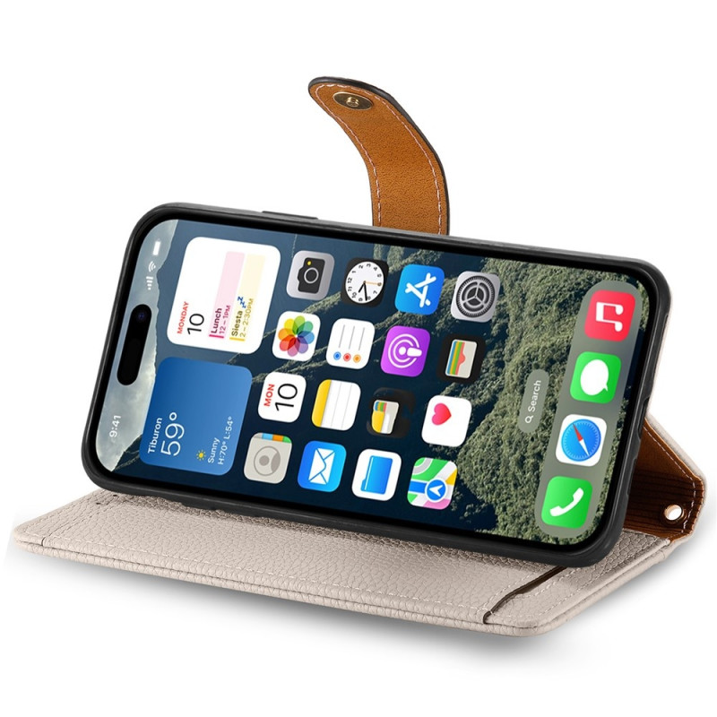 iPhone 17 Kuori RFID-suojaus Vetoketjutasku Lompakkokotelo Rannekkeella