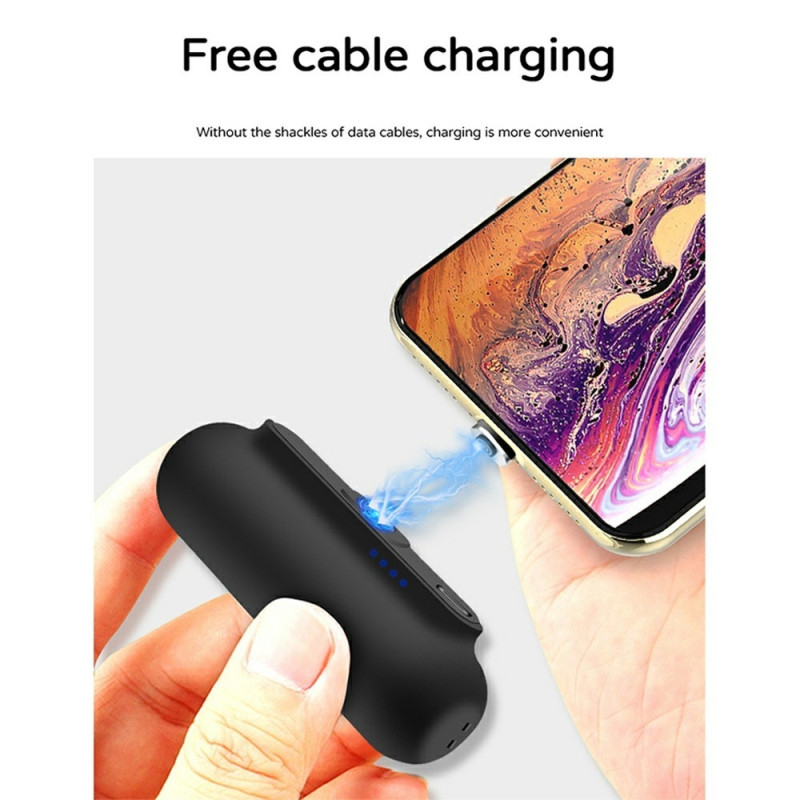 Powerbank Portable Charger with iP + Micro + USB-C Magnetic Contacts