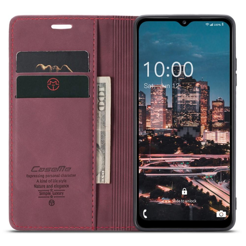 CASEME Lommebok - deksel Samsung Galaxy A34 - Burgund